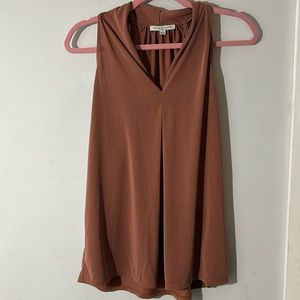 Green Envelope Sleeveless Blouse